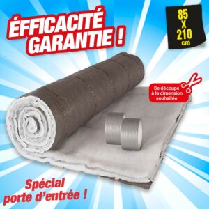Kit isolation porte de service - anti froid, anti courant d'air