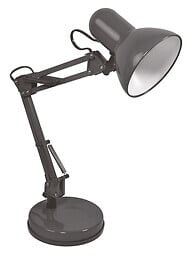 Lampe bureau metal noire