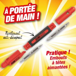 Tournevis 4 en 1 forme stylo