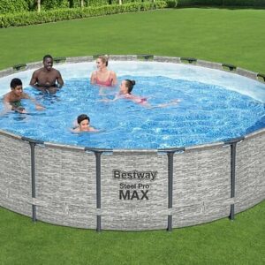 Piscine tubulaire Steel Pro - Ronde - D549xH122cm