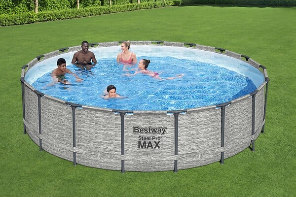 Piscine tubulaire Steel Pro - Ronde - D549xH122cm