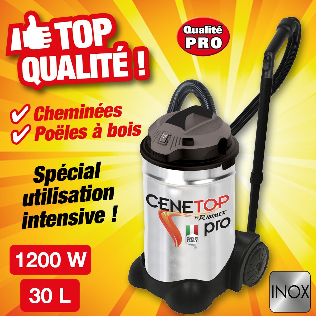 aspirateur cendres cenetop pro 30l