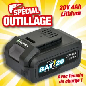 batterie 20v 4amp "r-bat20"