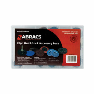 ABRACS - Coffret de 25 accessoires pour ponçage