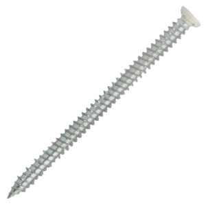 Vis de fixation béton tête fraisée blanche T30 7,5x112 en boîte de 100 SCELL-IT VFD75112F