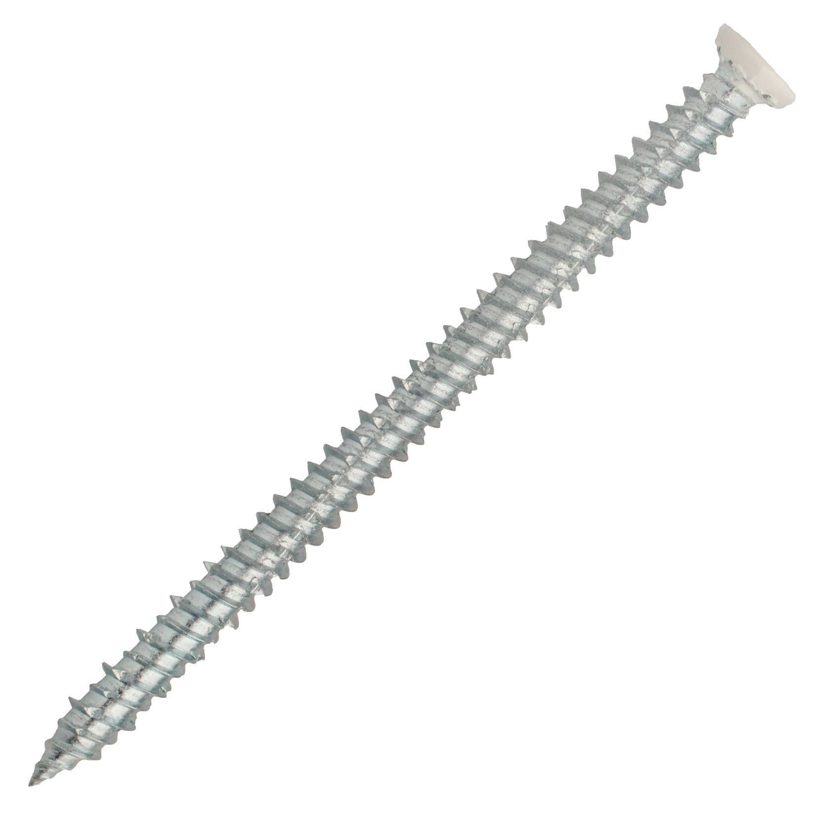 Vis de fixation béton tête fraisée blanche T30 7,5x112 en boîte de 100 SCELL-IT VFD75112F