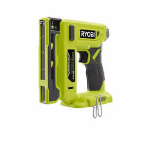 Agrafeuse RYOBI R18ST50-0 18V livrée avec agrafes et crochet de maintien (vendu sans batterie)