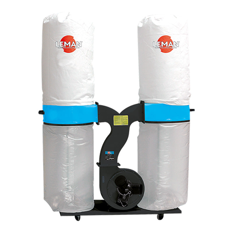 Aspirateur à copeaux triphasé 300 L LEMAN ASP302T