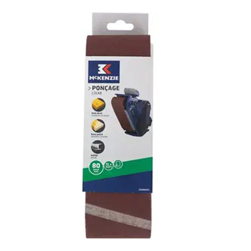 Bande abrasive sans fin - Lot de 2 - 75x533mm