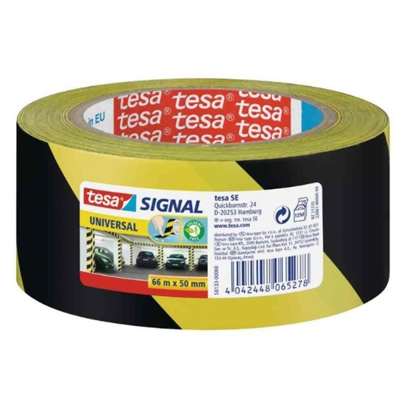 Bande adhésive de marquage tesa® SIGNAL tesa jaune et noir