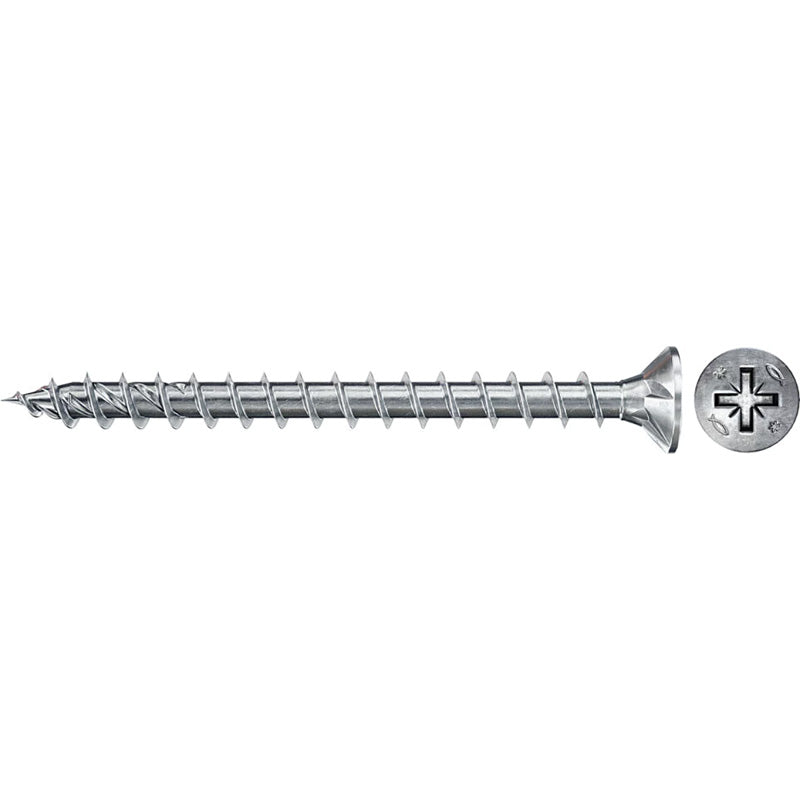 Boîte de 500 vis à bois FISCHER Power-Fast FPF II CZF - 5 x 40 mm