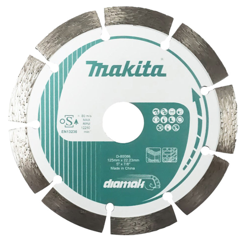 Disque à tronçonner diamanté pour béton MAKITA D-80086 MATAK 125mm