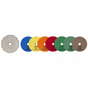 Disque diamant polissage et poncage a sec ø100 mm gr.50 - RUBI - 62970
