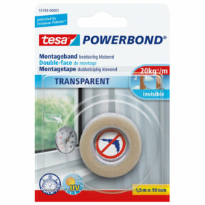 Double-face de montage transparent fixation invisible - tesa