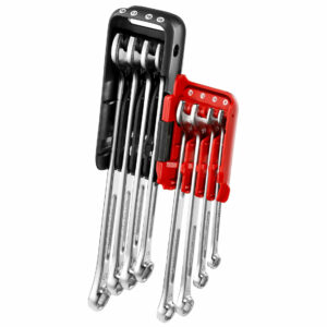 Jeu de 8 clés FACOM mixtes longues OGV GRIP 441 (8 à 19 mm) sur étui JP 441.JP8GRPPB