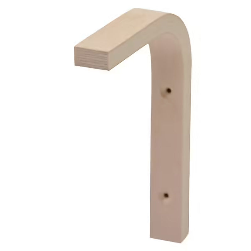 Equerre décorative hêtre lamelles multiplex 10x15cm