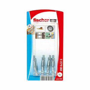Fischer - Cheville métallique HM-S + vis Ø 4 x 46 mm - Par 4