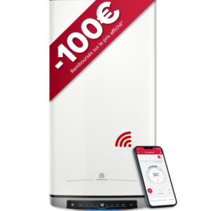 Chauffe-eau électrique Ultra Plat - ARISTON - VELIS DUNE DRY WIFI 80 FR EU