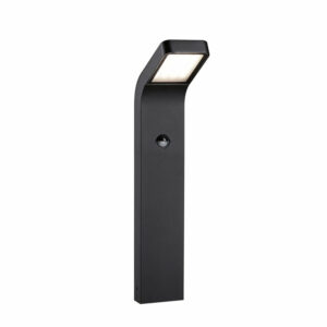 Borne lumineuse Kulma avec détecteur de mouvement Extérieur - Paulmann - 94747 - 230V - 7,5W - 1000lm - 3000K - IP44 - Bord de mer