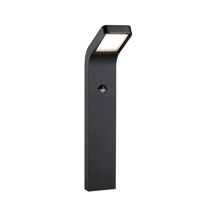 Borne lumineuse Kulma avec détecteur de mouvement Extérieur - Paulmann - 94747 - 230V - 7,5W - 1000lm - 3000K - IP44 - Bord de mer