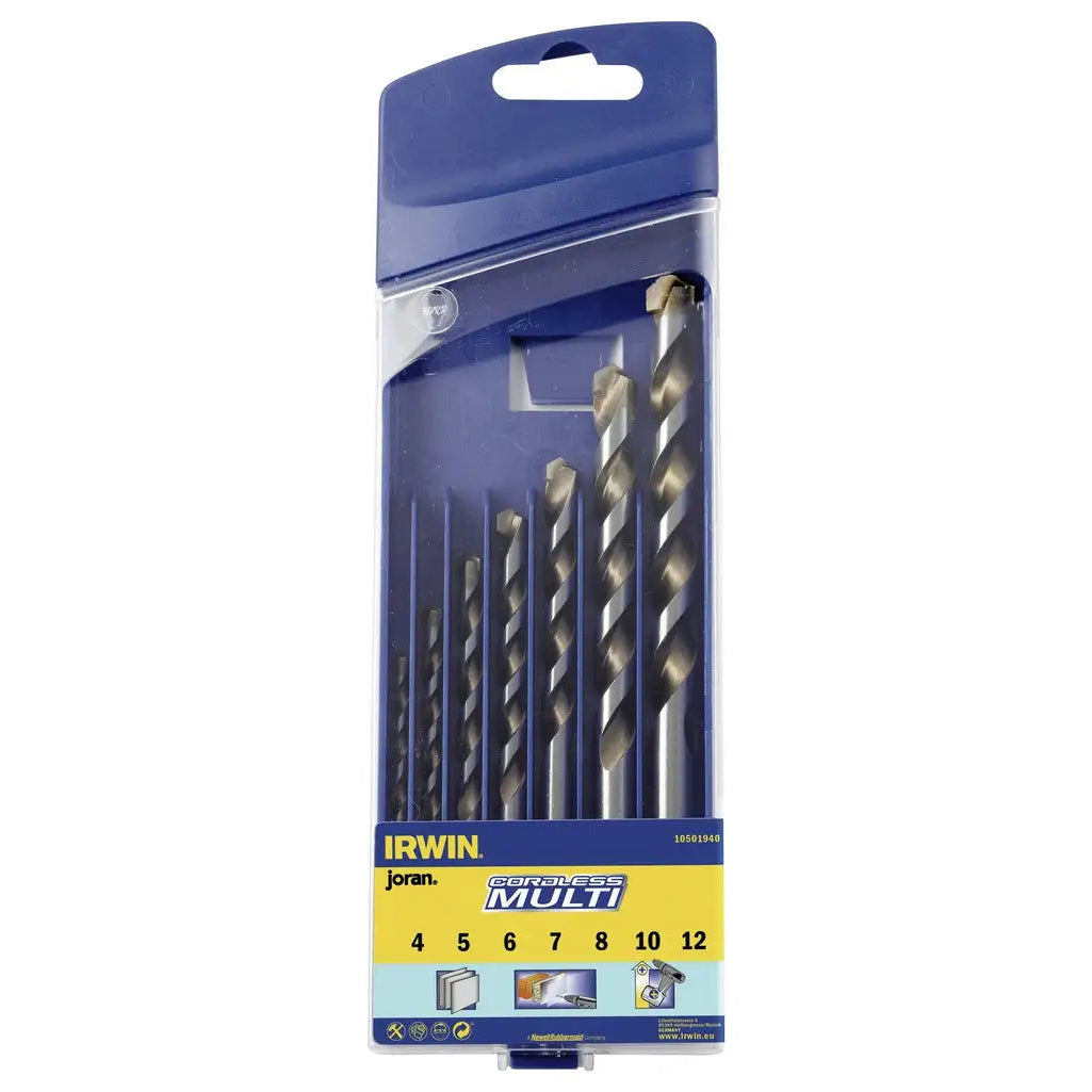 Coffret de Mèche carbure de tungstène 7pcs Forets polyvalent - IRWIN - 10501940