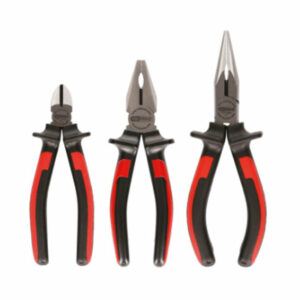 Jeu de 3 pinces ERGOTORQUE® (coupante, universelle et bec demi-rond) - KS Tools - 115.1010