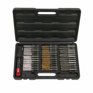 Jeu de brosses de nettoyage pour puit de bougie de préchauffage ou d'injecteur - KS TOOLS - 340.0010