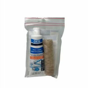 Kit étanchéité complet GEB pour raccords à visser métalliques 50ml + filasse 20g