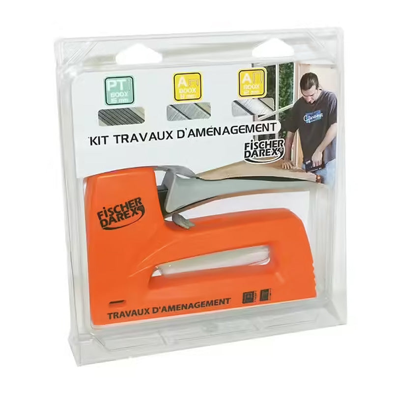 Kit agrafeuse + agrafes + pointes FISCHER DAREX