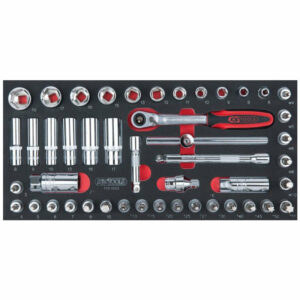 Module de douilles et accessoires ULTIMATE 3/8'', 47 pièces  - KS TOOLS - 713.1022