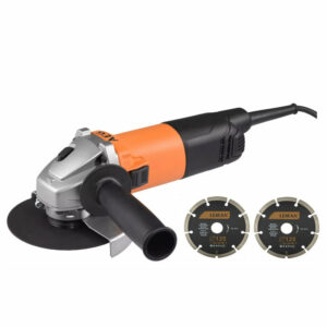 Meuleuse AEG WS8-125S LK2 125 mm 800W avec 2 disques diamants