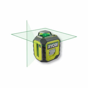 Laser 360° RYOBI RB360GLL vert portée 25 m - précision +/- 0,5 mm avec une pochette et 2 piles