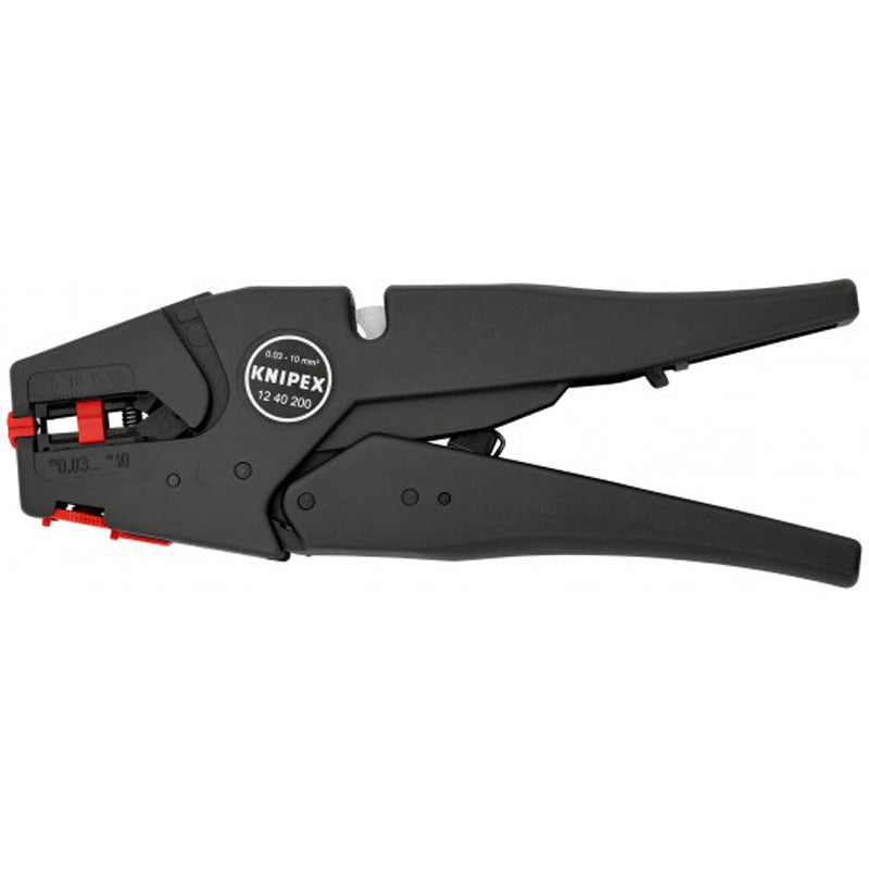 Pince à dénuder auto-ajustable 0,03 à 10 mm² - Boitier ABS - Poids faible KNIPEX - 1240200