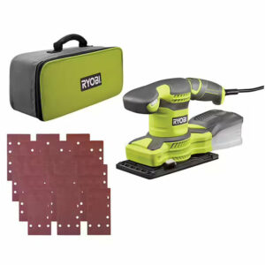 Ponceuse vibrante RYOBI RSS280-SA30 280W livrée en sac de transport avec 30 abrasifs