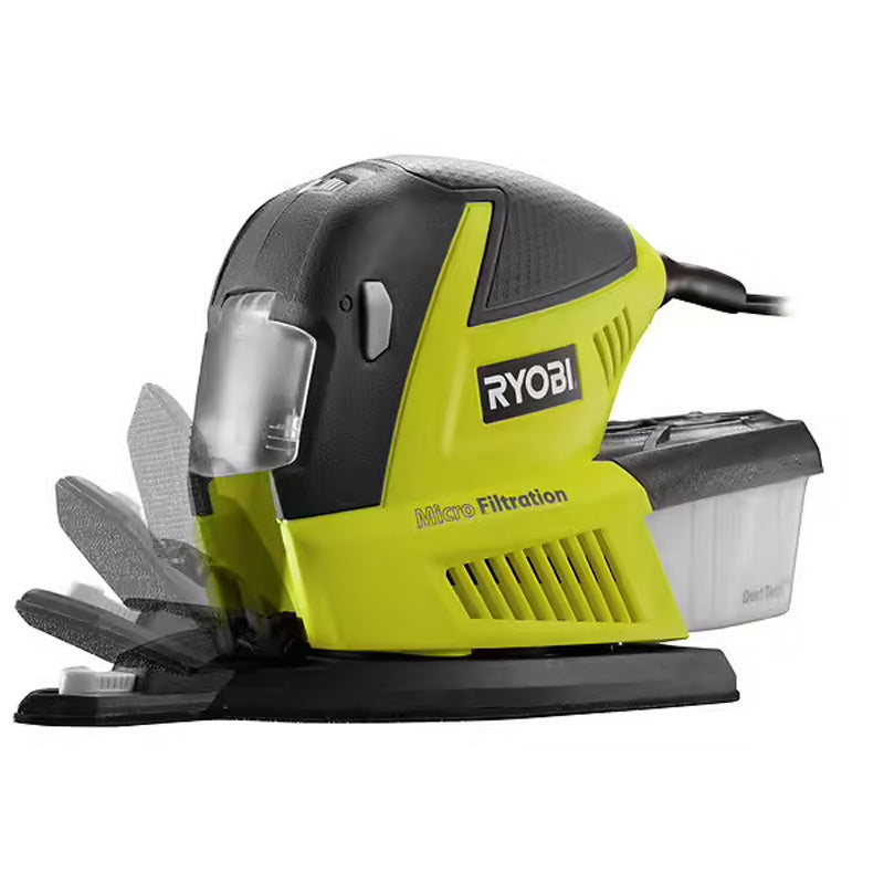 Ponceuse multifonction RYOBI RMS180-SA30 180W 6 000-12 000 osc/min en sac de transport