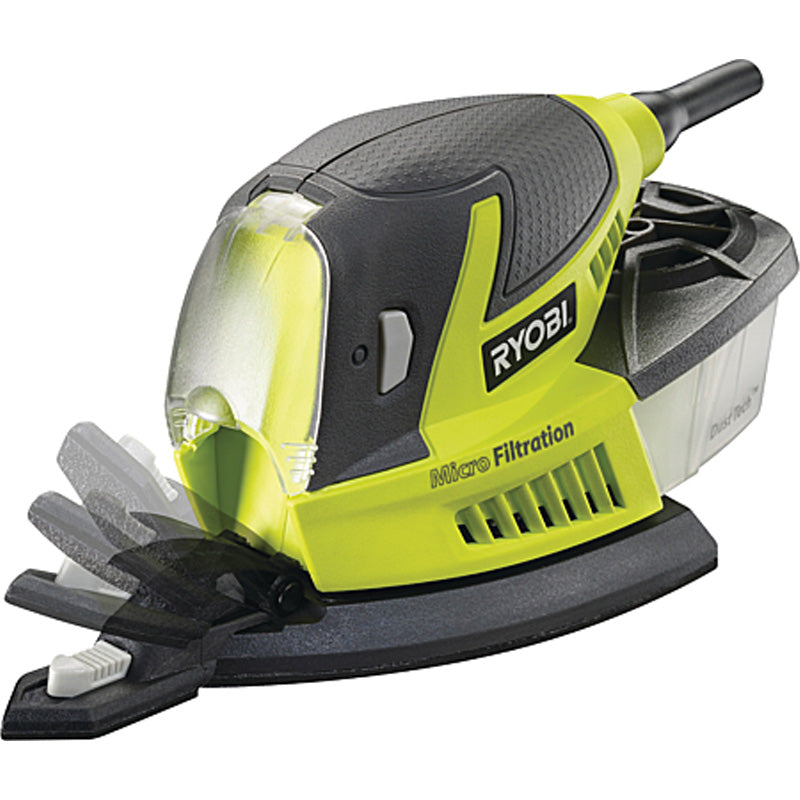 Ponceuse triangulaire RYOBI RPS100-SA20 100W 12 000 osc/min en sac de transport