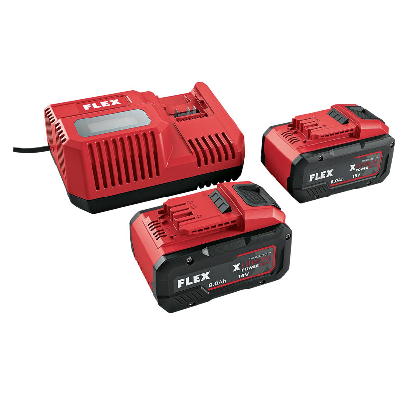 Pack énergie FLEX P 18-88 R 2x8Ah et chargeur