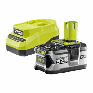 Pack énergie RYOBI RC18120A-150 chargeur 18V 2A + Batterie Lithium+ 5Ah ONE+™