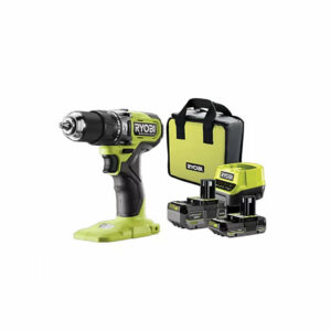 Perceuse-visseuse à percussion RYOBI RPD18BL1-2C42S 18V 54Nm 1x4Ah +1x2Ah et chargeur 2A avec sac de transport