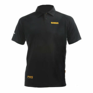 Polo noir DEWALT du M au XL - DWC125-013