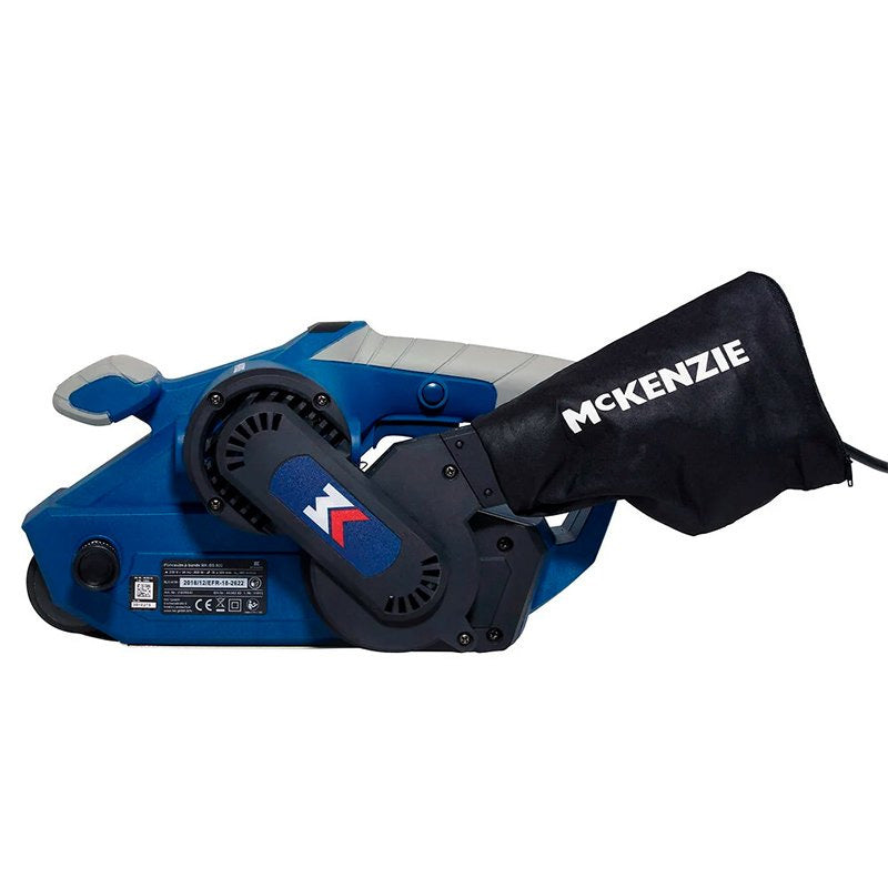 Ponceuse à bande - Bleu noir gris - 800W