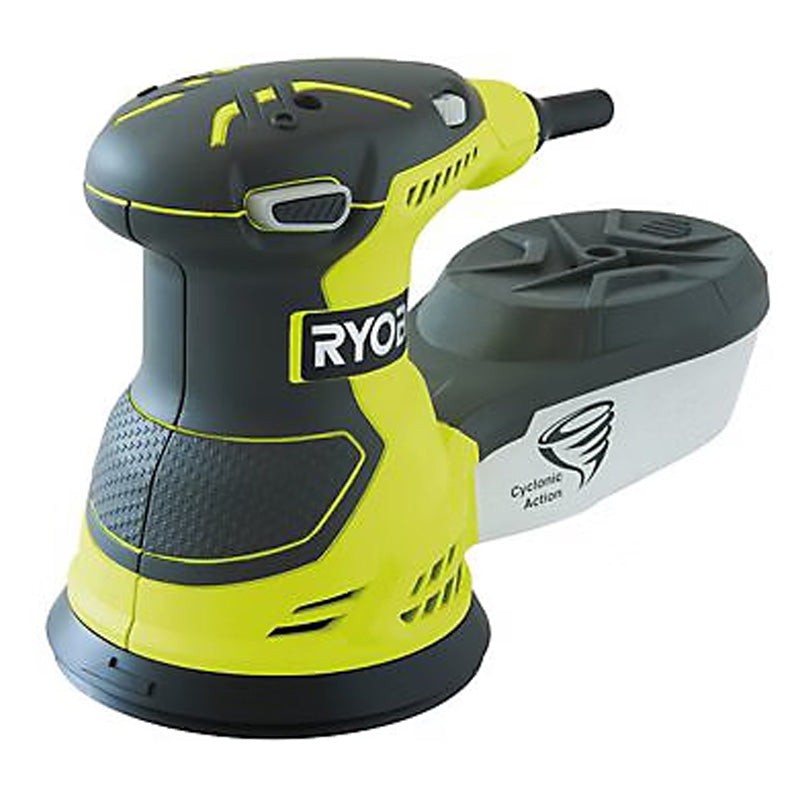 Ponceuse excentrique RYOBI ROS300 300W 125 mm livrée avec 5 abrasifs