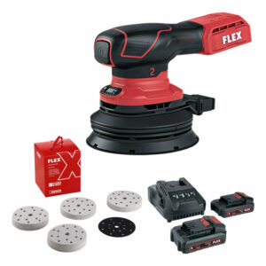 Ponceuse orbitale FLEX ORE 2-125 18-EC 18V Ø125mm + kit de démarrage