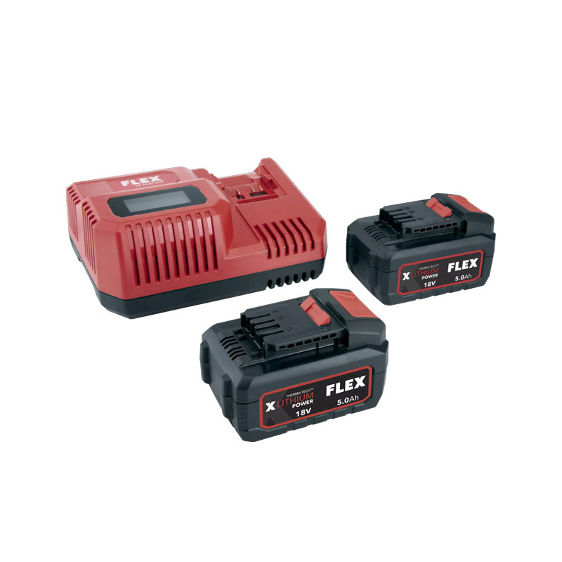 Pack énergie FLEX P 55 R 2x5Ah et chargeur