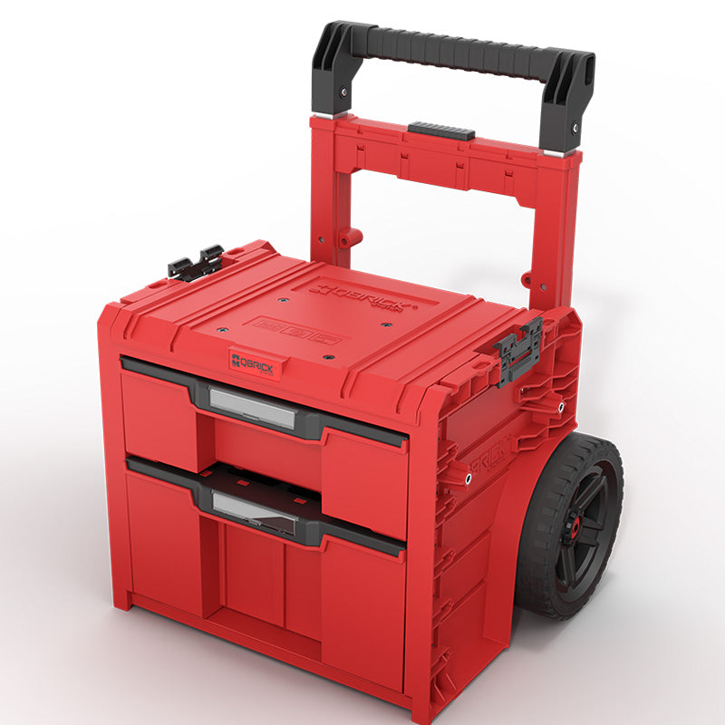 QBRICK SYSTEM PRO CHARIOT 2.0 PLUS AVEC 2 TIROIRS Red ultra HD Custom - QBRICK SYSTEM - SKRWQCP2PD2CZEPG001