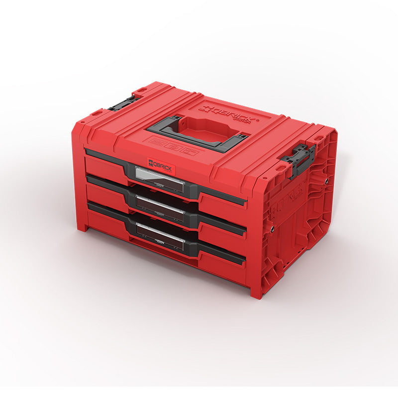 QBRICK SYSTEM PRO Caisse à outils 3 tiroirs 2.0 Expert RED Ultra HD Custom - QBRICK SYSTEM - SKRQPROD3E2CCZEPG001
