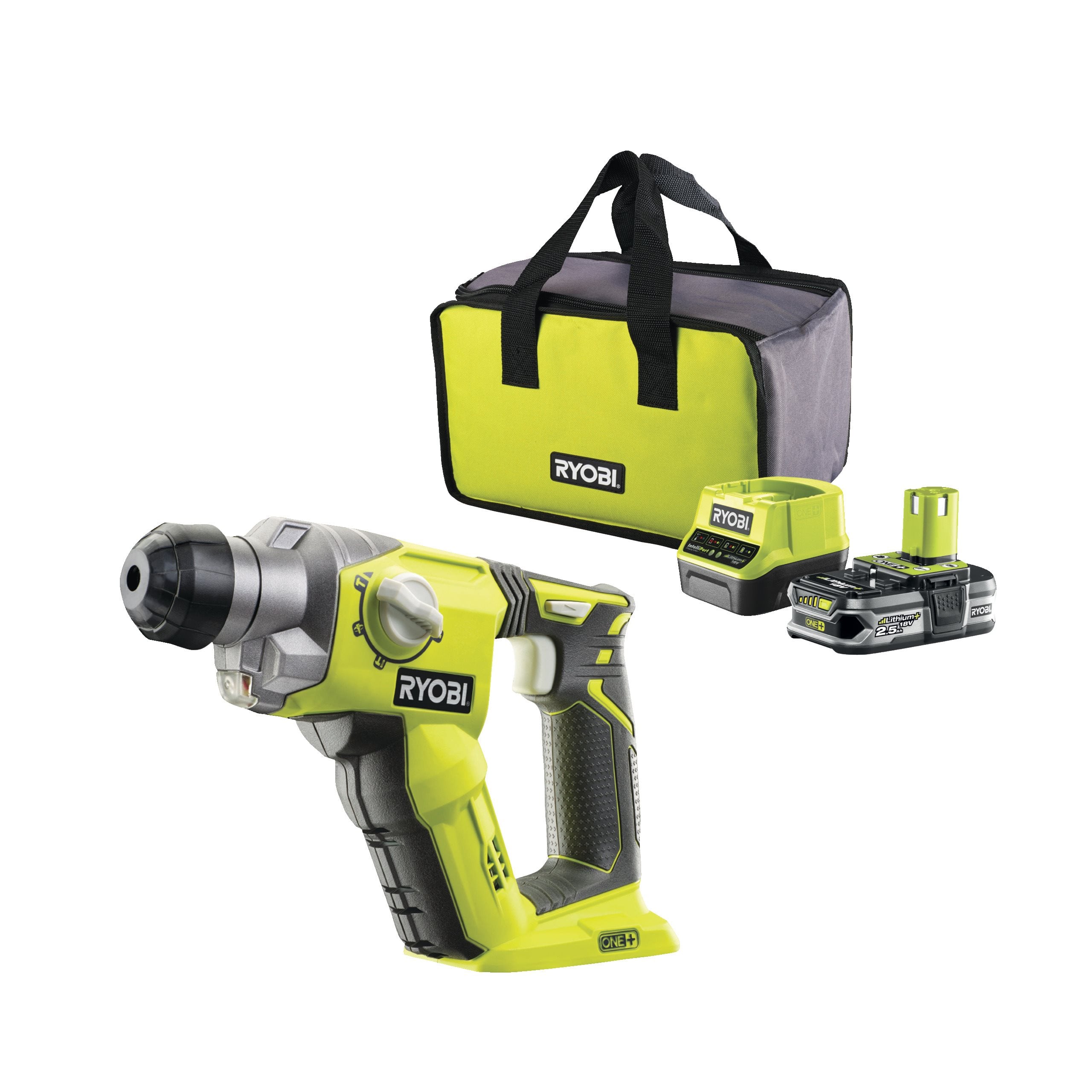 Marteau Perforateur SDS+ 4 modes 18V - 1,3 Joules EPTA - 1 batterie Lithium+ 2,5 Ah