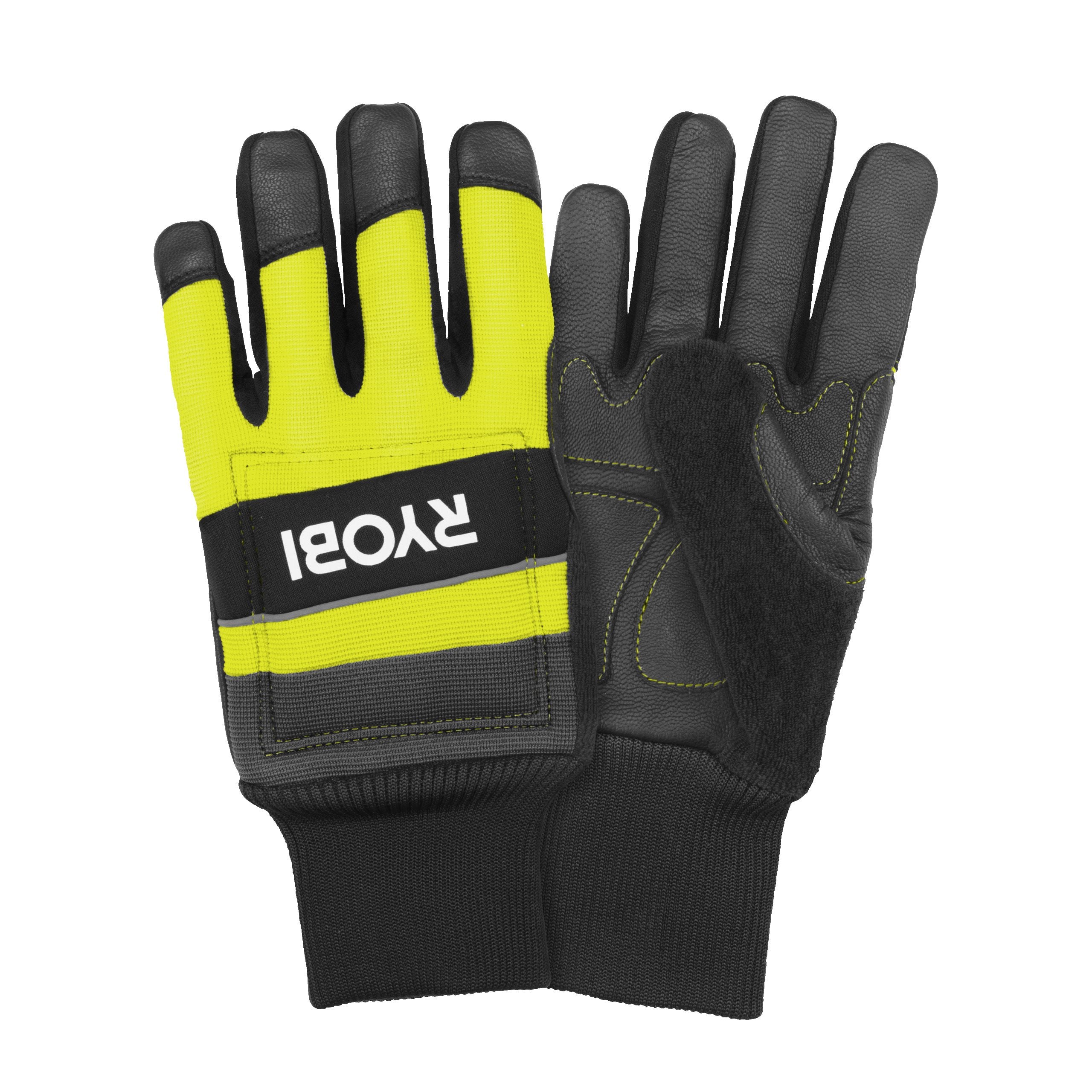 Gants anti-coupures 24 m/s (catégorie 2) pour tronçonneuses - taille L