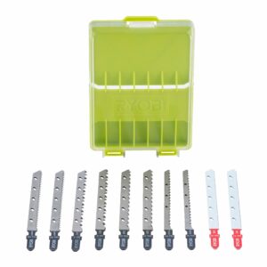 Coffret 10 lames baïonnettes scie sauteuse 102 mm