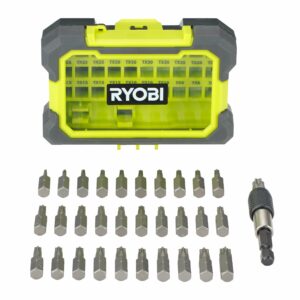 Coffret antichocs 32 accessoires de vissage